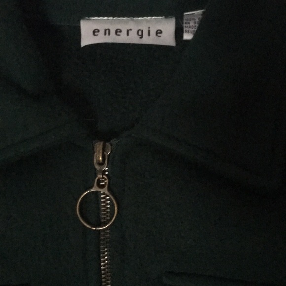 🌲VTG 90s fleece zip up crop jacket - Picture 5 of 7